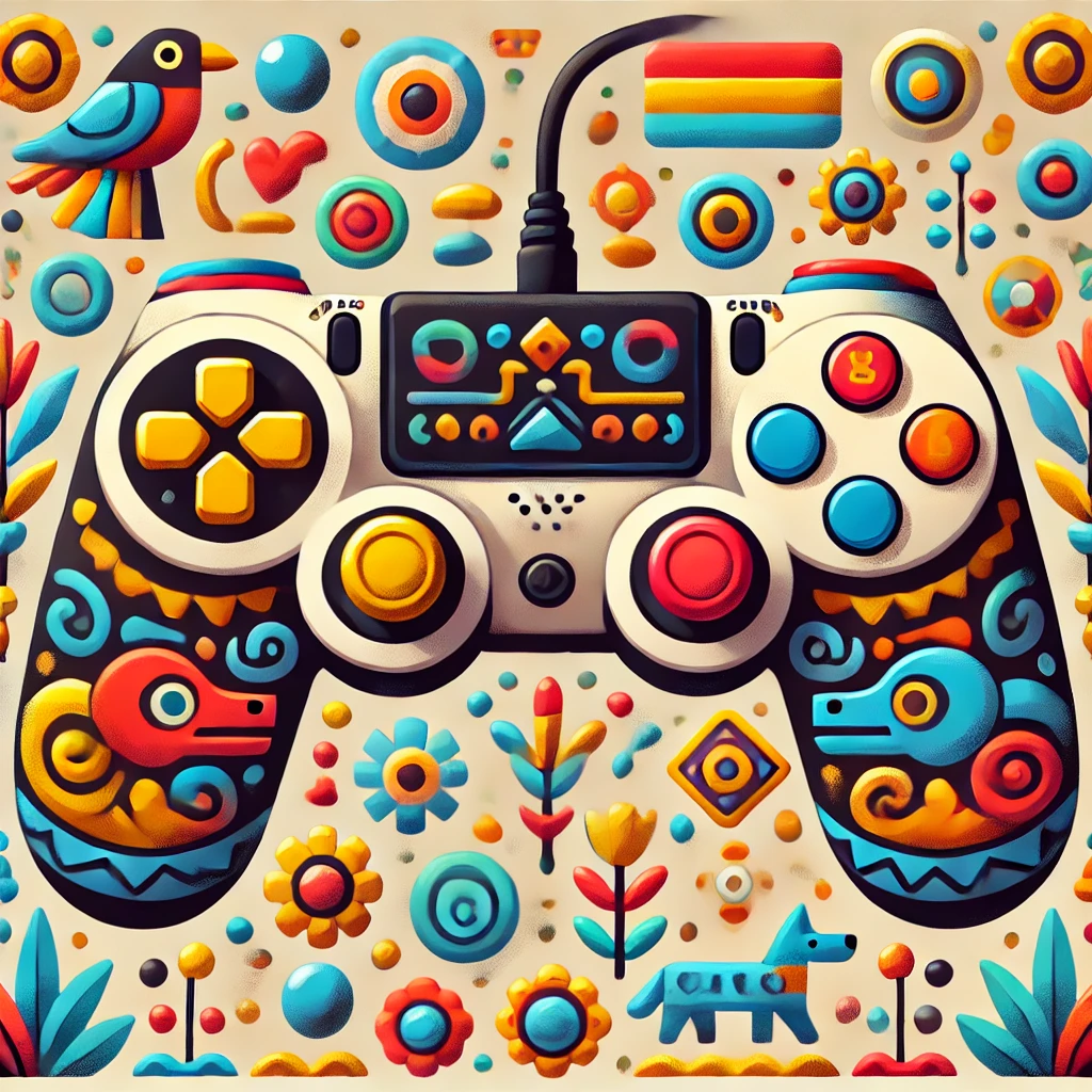 Controller with Latin-American Motifs